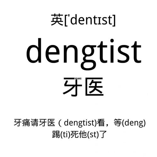 dent-dentist中文翻譯