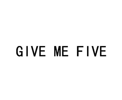 give-give me five