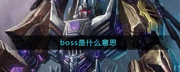 boss是什么意思-boss是什么意思英語翻譯