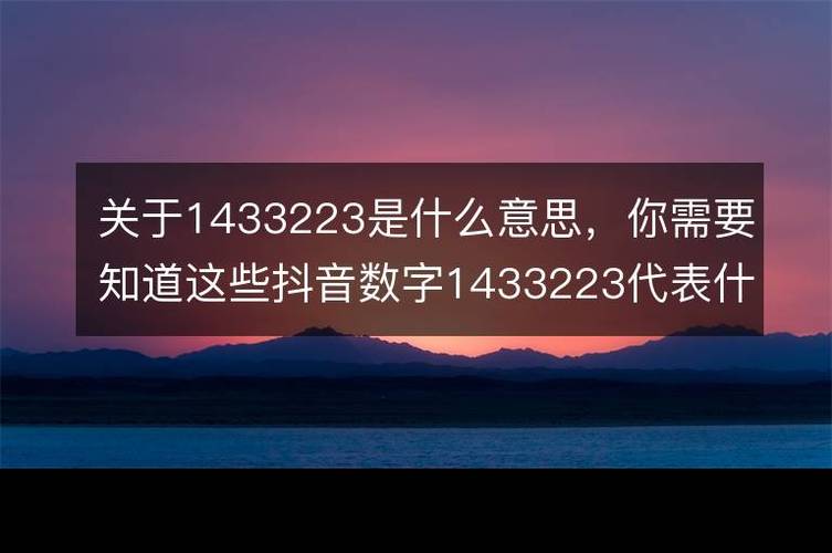 9933-9933數(shù)字代表什么意思