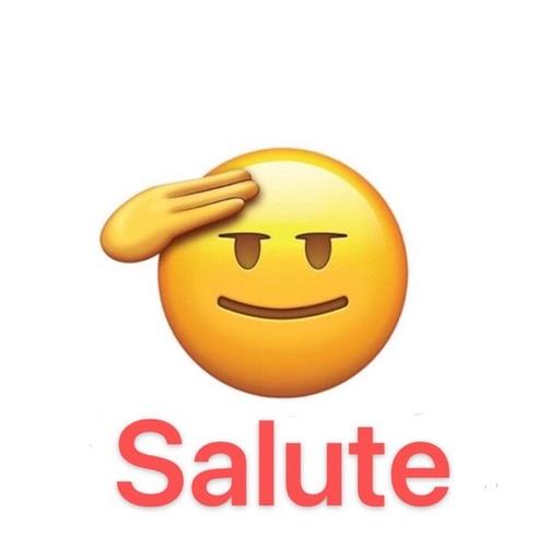 salute-salute敬禮