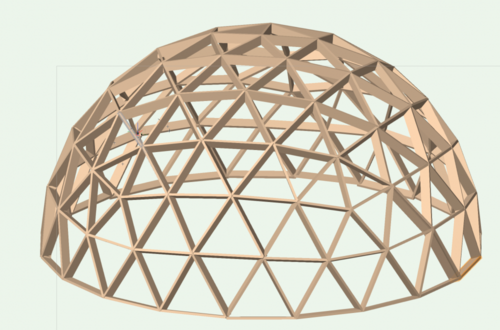 geodesic-geodesic domes