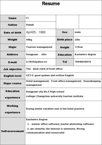 個(gè)人資料英文-個(gè)人資料英文怎么說(shuō)