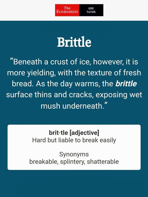 brittle-brittle怎么記