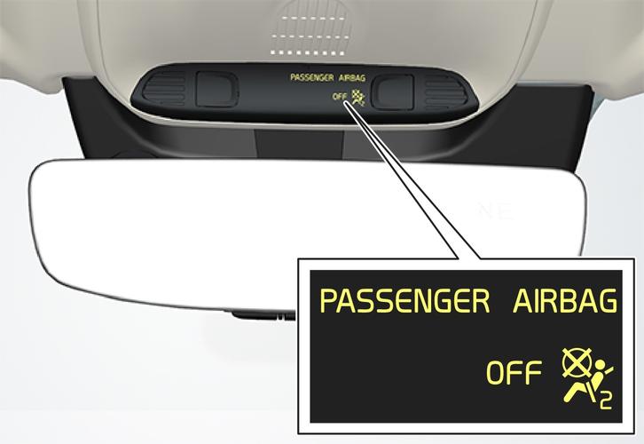 passenger-passenger airbag off