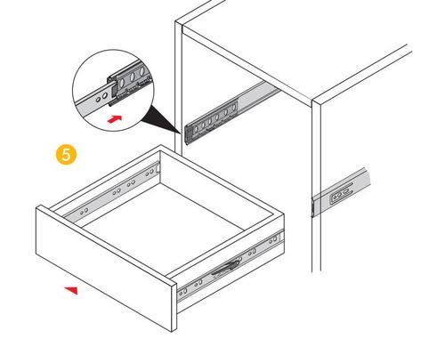 抽屜-抽屜滑軌怎么安裝圖解