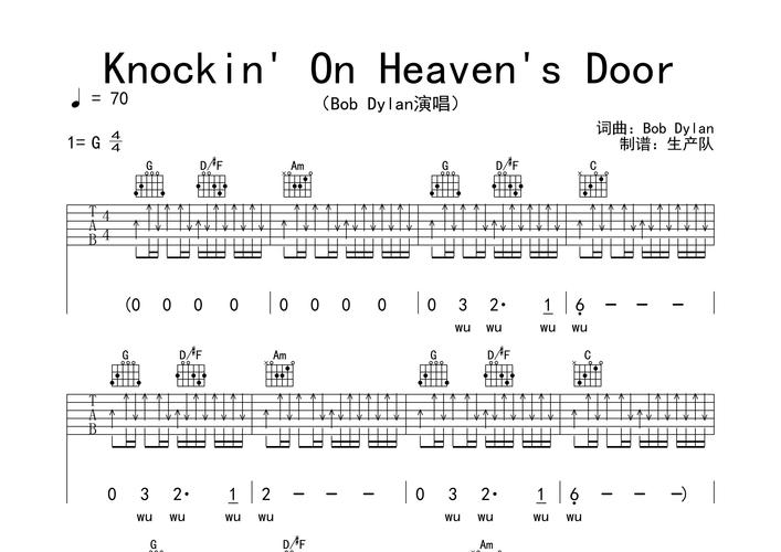 knockingonheavensdoor-knockingonheavensdoor槍花歌詞