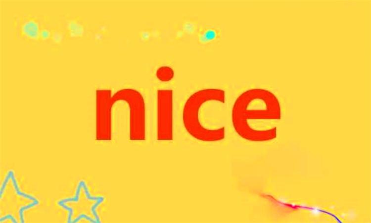 nice的意思是什么-nice意思是什么英語翻譯