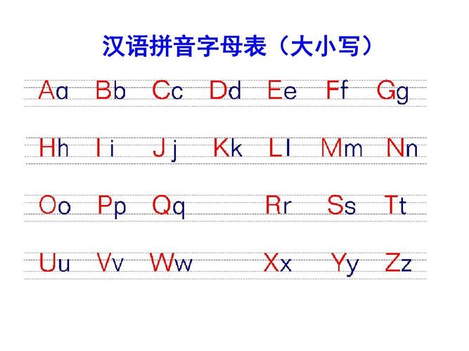 26字母表-26字母表的順序大小寫(xiě)