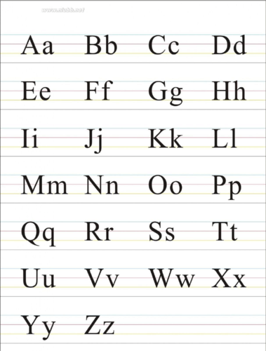 英文26個(gè)字母表-英文26個(gè)字母表打印